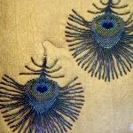 Lisa Mull - Peacock Earrings
Glass bead jewelry
$150