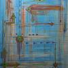 Chris Tower - Subatomic Time Snapshot - acrylic on canvas - $300