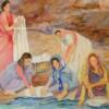 Helen Thorne   "Washing Clothes"	Watercolor		$385.00
