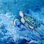 Janice Sandak 
 
Myrtle the Turtle 
acrylic 12x16

$200