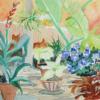 Helen Thorne, 'Tropical Gardens', watercolor