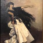 Sandra Schwab 
'Sargent Study Spanish Dancer'
oil 
8 x 10 
$500