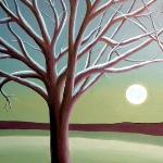 Lora Marsh - Moonlit Tree - Winter
Oil on canvas
$425