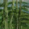 Ed Kale - Spring Green Woods - watercolor