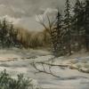 Richard Hudimac - Wilderness Stream - watercolor