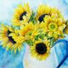 Nadine Toth
Sunflowers in Water Jug
Watercolor
$650 
