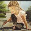 Diana Williams - 'And so it begins -  the artist'  BEST OF SHOW award - oil
