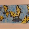 Lydia Mack 'Butterfly Bonanza' watercolor on paper