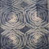 Margaret Black '60 Degree Maneuver Indigo Shibori 3'  surface design dyed in indigo vat 