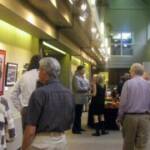 The artists opening reception was well attended.
