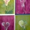 "Window Motif 1 (Calla)"
Mixed media on panel
$950 
by Mary Wiley-Lewis

