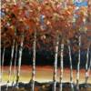 Autumn Trees by Lora Stager