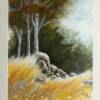 NADINE TOTH -QUIET PLACE - Watercolor - $375 

