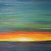 LORA MARSH - Abstract Sunset - oil - NFS