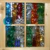CINDY MULLEN 'STRIPES II'  recycled glass  $200