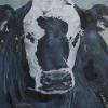 Kim Williams - Freezer Beef - acrylic/mixed media on canvas - $585
