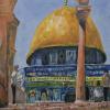 Steven Stern - Dome of the Rock - acrylic on canvas - $350