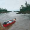 Robin Strachan      "River's End"				Pastel  		$375.00