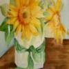 Lida Hood	"Sunflowers From My Garden"	Watercolor		NFS