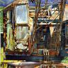 A. Schrock Watercolor Award

Old Crane with Hook Roller by Larry Mallory