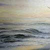 Ocean, Oil, $350 by Lora Marsh