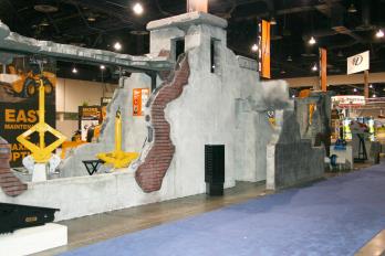Conexpo display, Las Vegas, 2005