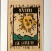 Safko, Diane - Le Soleil; woodcut monoprint, oil on paper - Not For Sale