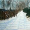 Strachan, Robin - Cross Country Ski Trail; pastel on sanded board - $550
