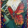 Helbig, Jaime - Monarch; acrylic on matte board - $1000