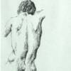 Camille & Dorothy Maravelli Award: Smith, Jenae - Male Nude; charcoal on paper - $85
